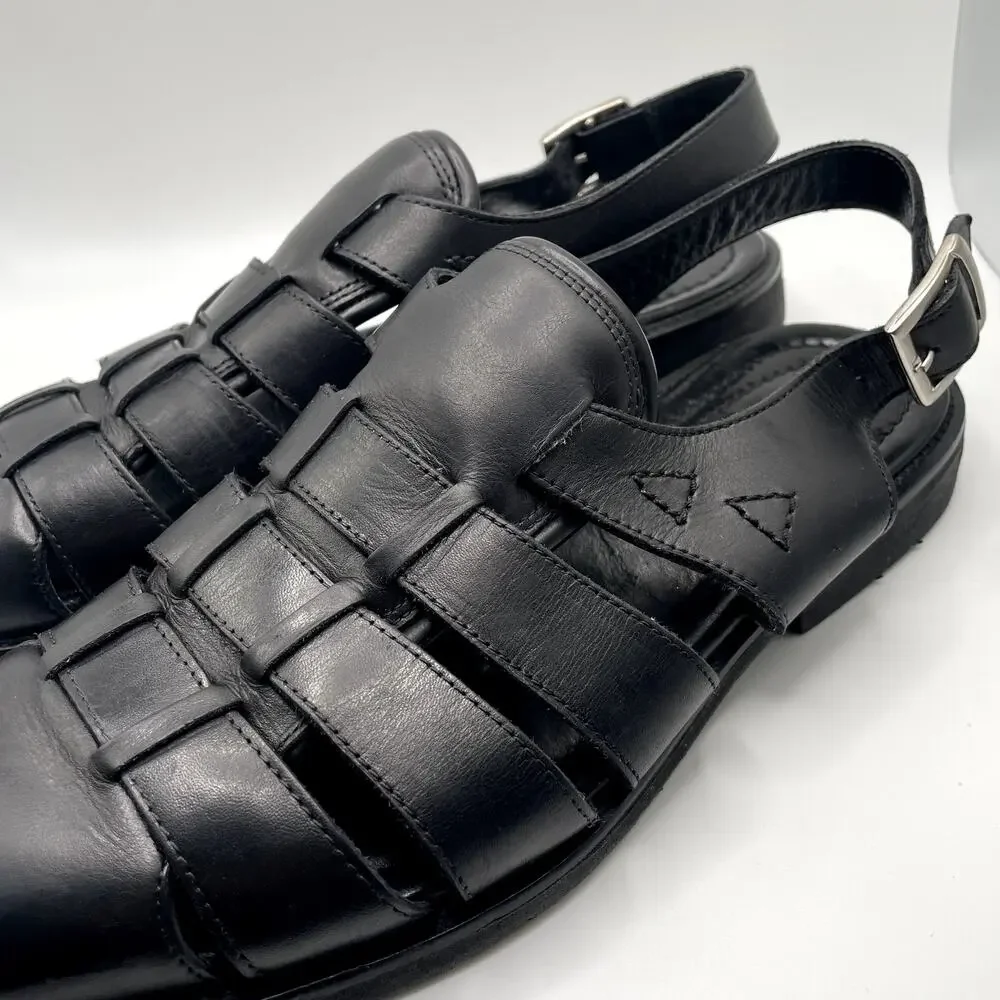 Allen Edmonds Men's Leather Fisherman Slingback Sandals 11 - Picture 8 of 14